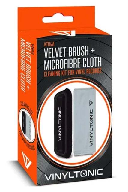 Vinyltonic Velvet Brush & Microfibre Cloth