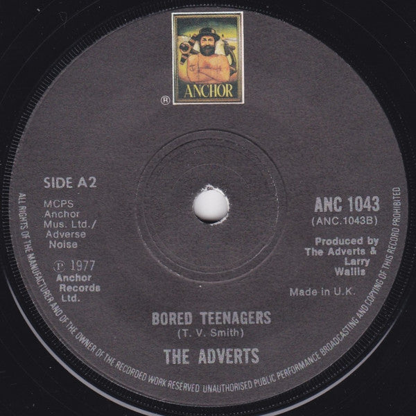 The Adverts : Gary Gilmore's Eyes / Bored Teenagers (7", Single, Dif)