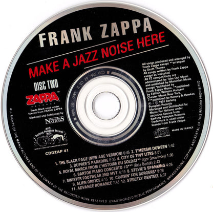 Frank Zappa : Make A Jazz Noise Here (2xCD, Album)