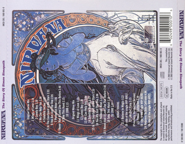 Nirvana (2) : The Story Of Simon Simopath (CD, Album, RE)