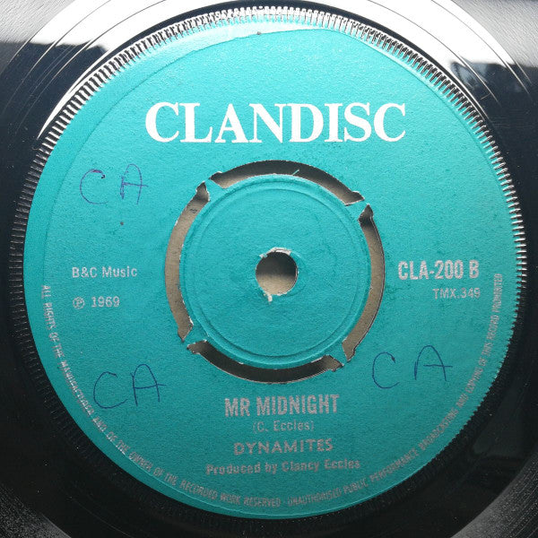 King Stitt / The Dynamites : Who Yea / Mr Midnight (7", Single)