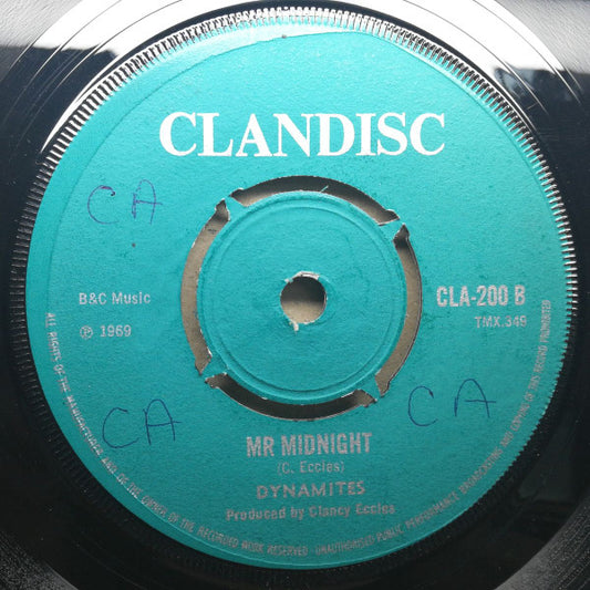 King Stitt / The Dynamites : Who Yea / Mr Midnight (7", Single)