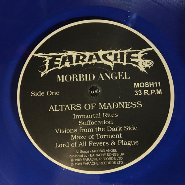 Morbid Angel : Altars Of Madness (LP, Album, Ltd, RE, Blu)