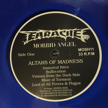 Morbid Angel : Altars Of Madness (LP, Album, Ltd, RE, Blu)