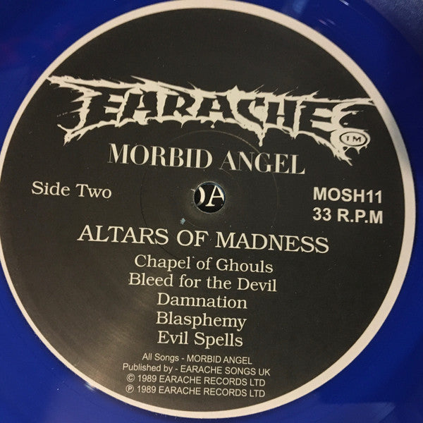 Morbid Angel : Altars Of Madness (LP, Album, Ltd, RE, Blu)