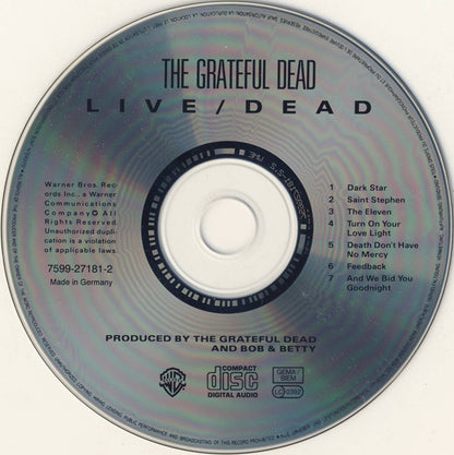 The Grateful Dead : Live/Dead (CD, Album, RE, RM)