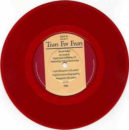Tears For Fears : Pale Shelter (7", Single, S/Edition, Red)