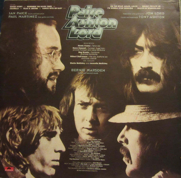 Paice Ashton Lord* : Malice In Wonderland (LP, Album, RE)