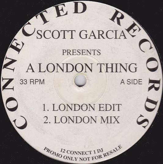 Scott Garcia / The Dub Monsters : A London Thing / Waiting (12", Promo)