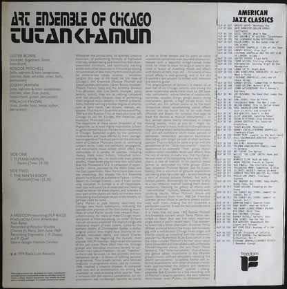 Art Ensemble Of Chicago* : Tutankhamun (LP, Album, RE)