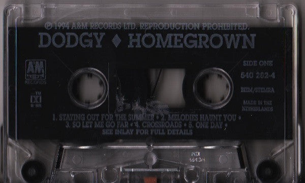 Dodgy : Homegrown (Cass, Album)