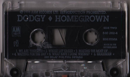 Dodgy : Homegrown (Cass, Album)