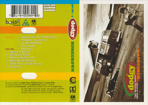 Dodgy : Homegrown (Cass, Album)