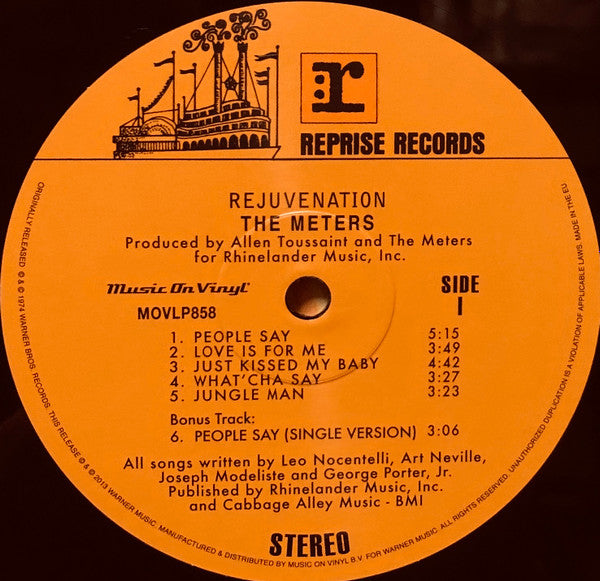 The Meters : Rejuvenation (LP, Album, RE, 180)