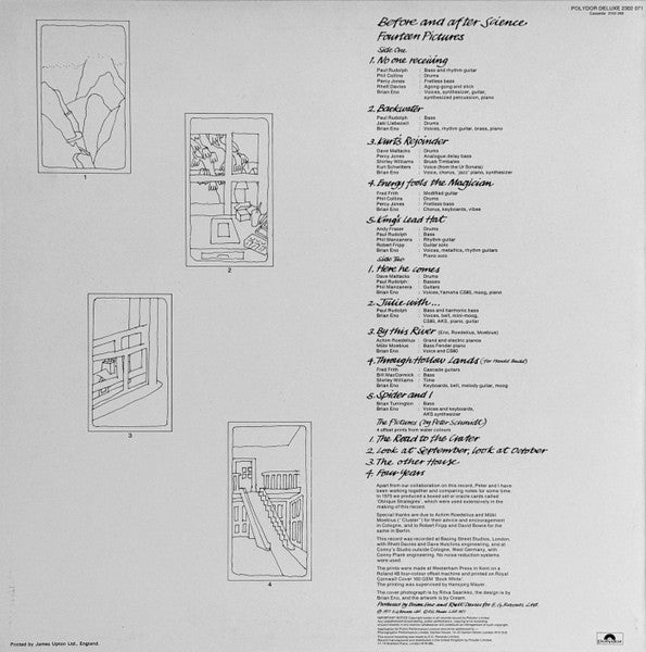 Brian Eno : Before And After Science (LP, Album)