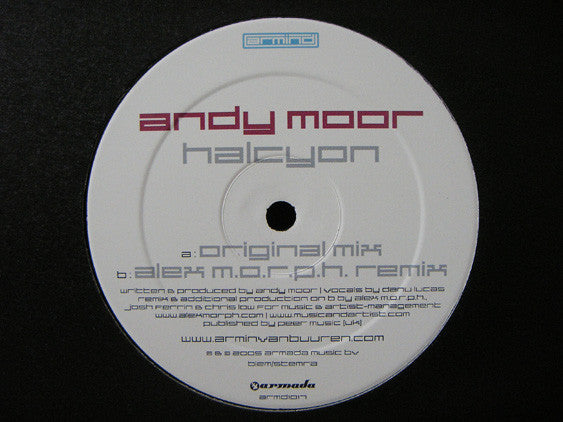 Andy Moor : Halcyon (12")