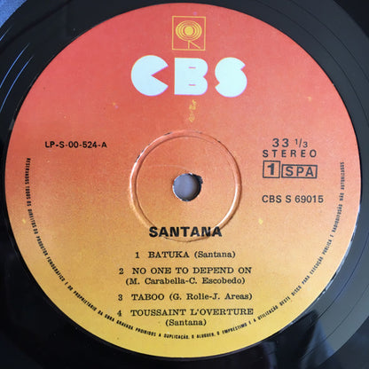 Santana : Santana (LP, Album, RE)