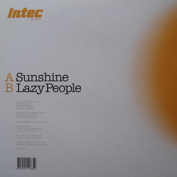 Tomaz vs Filterheadz* : Sunshine (12")