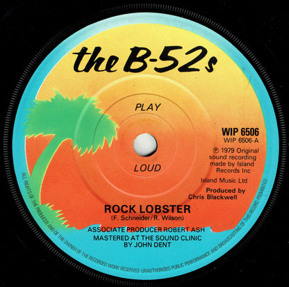 The B-52s* : Rock Lobster (7", Single, RP, Sol)