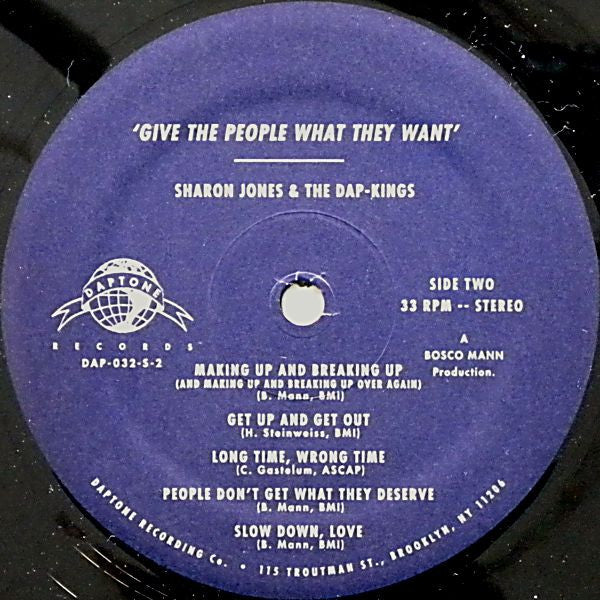 Sharon Jones & The Dap-Kings : Give The People What They Want (LP, Album)