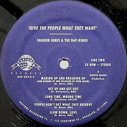 Sharon Jones & The Dap-Kings : Give The People What They Want (LP, Album)