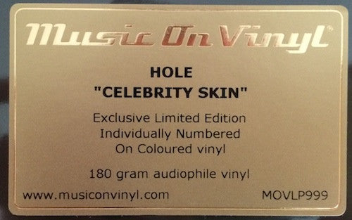 Hole (2) : Celebrity Skin (LP, Album, Ltd, Num, RE, Yel)