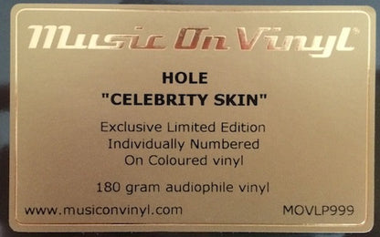 Hole (2) : Celebrity Skin (LP, Album, Ltd, Num, RE, Yel)