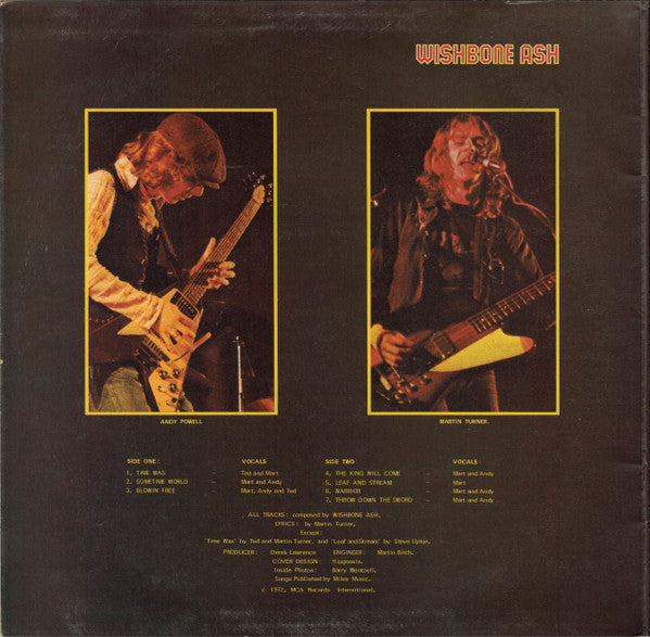 Wishbone Ash : Argus (LP, Album, RE, Bla)