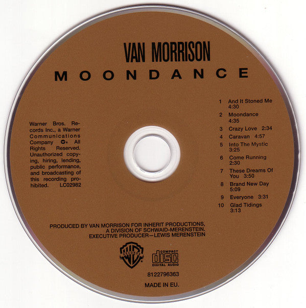 Van Morrison : Moondance (CD, Album, RE, RM)