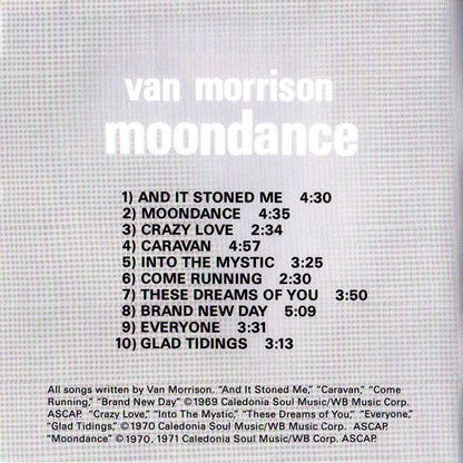 Van Morrison : Moondance (CD, Album, RE, RM)