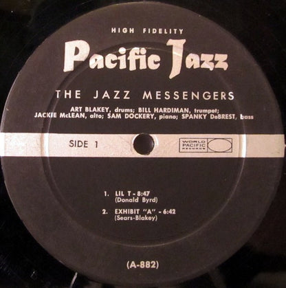 Art Blakey & The Jazz Messengers / The Elmo Hope Quintet* Featuring Harold Land : Art Blakey & The Jazz Messengers / The Elmo Hope Quintet Featuring Harold Land (LP, Album, Mono)