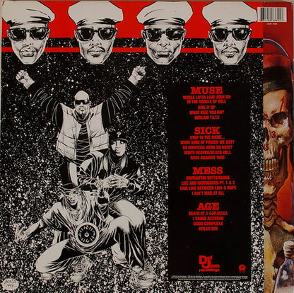Public Enemy : Muse Sick-N-Hour Mess Age (2xLP, Album)