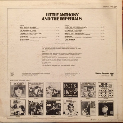 Little Anthony & The Imperials : Little Anthony And The Imperials (LP, Album, Comp)