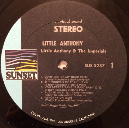 Little Anthony & The Imperials : Little Anthony And The Imperials (LP, Album, Comp)