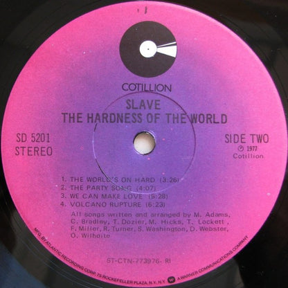 Slave : The Hardness Of The World (LP, Album, RI)