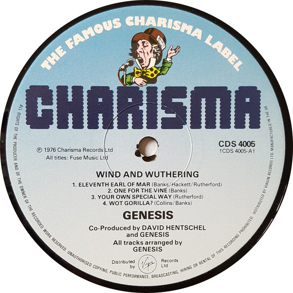 Genesis : Wind & Wuthering (LP, Album, RE, Blu)