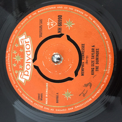 King Size Taylor & The Dominoes : Memphis Tennessee / Money (7")