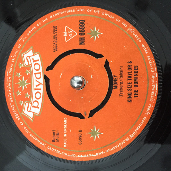 King Size Taylor & The Dominoes : Memphis Tennessee / Money (7")