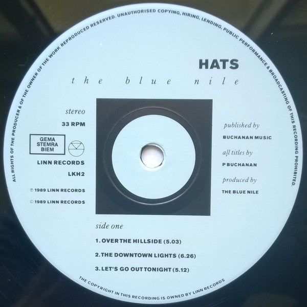 The Blue Nile : Hats (LP, Album)