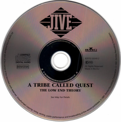 A Tribe Called Quest : The Low End Theory (CD, Album, RE, Arv)