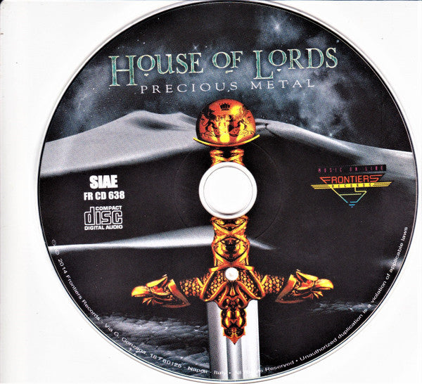 House Of Lords (2) : Precious Metal (CD, Album)