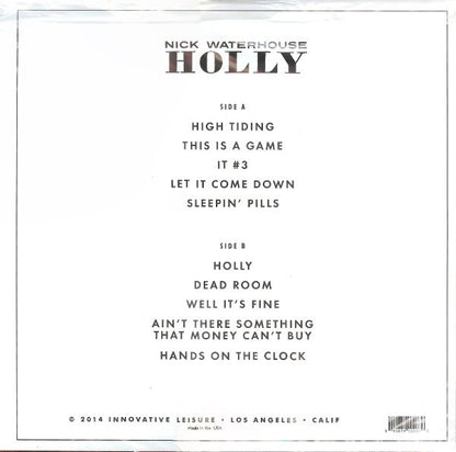 Nick Waterhouse (2) : Holly (LP, Album)