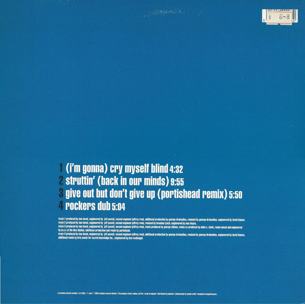 Primal Scream : (I'm Gonna) Cry Myself Blind (10", Single)