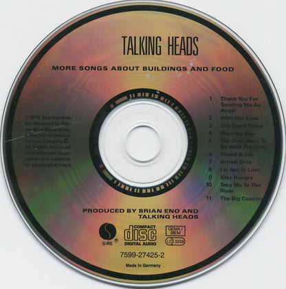 Talking Heads : More Songs About Buildings And Food (CD, Album, RE)