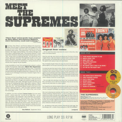 The Supremes : Meet The Supremes (LP, Album, RE, 180)