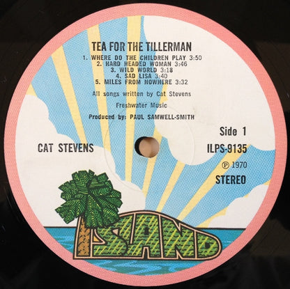 Cat Stevens : Tea For The Tillerman (LP, Album, RP, Pin)