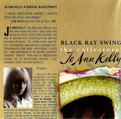 Jo-Ann Kelly : Black Rat Swing, The Collectors  (2xCD, Comp)