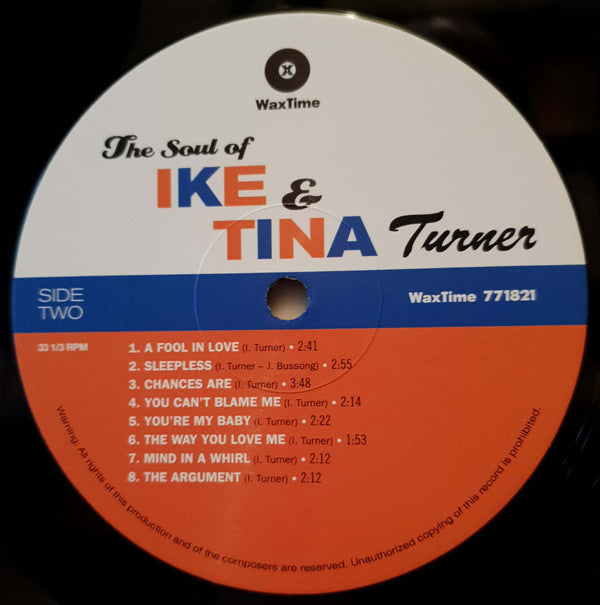 Ike & Tina Turner : The Soul Of Ike & Tina Turner (LP, Album, RE, 180)