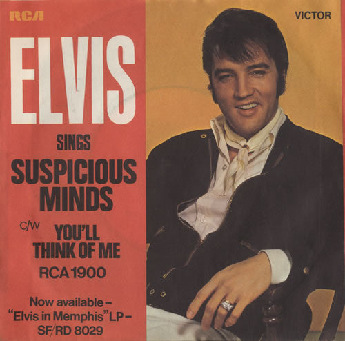 Elvis* : Suspicious Minds (7", Single)