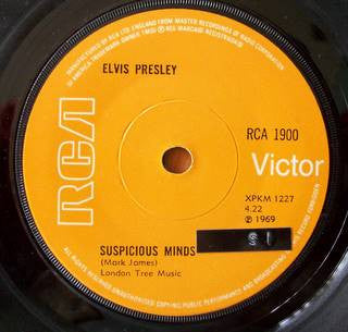 Elvis* : Suspicious Minds (7", Single)